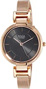 Raga Viva Analog Grey Dial Women's Watch 2608WM02 Rose Gold