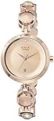 Titan Raga Viva Analog Rose Gold Dial Women's Watch NL2606WM02/NQ2606WM02