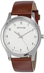 Titan Sonata Analog White Dial Men's Watch 7135SL03/NP7135SL03