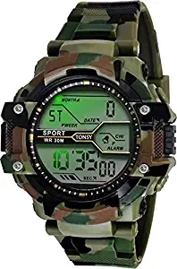 Army Digital Multicolour Dial Boys' Watch Shockproof Digital Sports Watch for Men