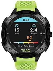Traq by Titan Triathlon Running, Cycling, and Swimming GPS Unisex Smartwatch with Heart Rate Monitoring and Upto 7 Days of Battery Life 75004PP03