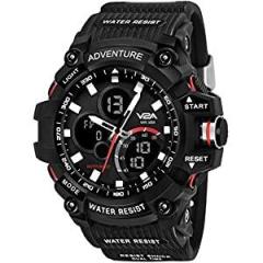 V2A Analog Digital 3ATM Waterproof Sports Watch for Men and Boys with Backlight Alarm Snooze Stopwatch | Watch for Men | Wrist Watch for Men | Mens Watch | Watch