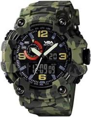 V2A Cammando Midnight Black Analog Digital Sport Watches for Men's and Boys