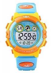 V2A Digital Kids Sports Watch with 7 Color Backlight Alarm Stopwatch for Boys and Girls