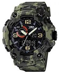 V2A Military Tactical Camouflage Analog Digital 50M Waterproof Sports Watches for Men