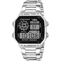 V2A Stainless Steel Small Dial Unisex Multifunction Digital Sports Watch | Watch for Men | Wrist Watch for Men | Watch for Women | Girls Watch
