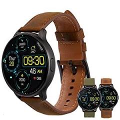 Vibez by Lifelong Smartwatch for Men & Women | 1.28 inch HD display | One Watch.Two straps |Bluetooth calling, Multiple Watch faces, Health Tracker, 7 day battery|1 Year Warranty VBSWM189, Emerald series