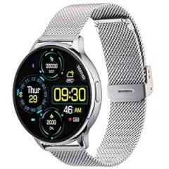Vibez by Lifelong Smartwatch for Women | 1.28 inch HD Display | One Watch .Two Straps |Bluetooth Calling, Multiple Watch Faces, Health Tracker, 7 Day Battery|1 Year Warranty VBSWW72, Emerald Series