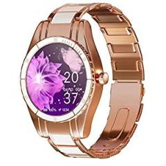 Vibez Vibez by Lifelong Cacia Women Smartwatch Bluetooth Calling 1.09 inch HD Display|24x7 Heart Rate & SpO2 Tracking, Sleep Monitor|IP67|8+ Sports Mode|3 days Battery Backup VBSWW810, 1 Year Manufacturer Warranty, White