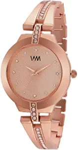 Rose Gold Analogue Stainless Steel Women's Watch