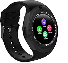 Xotak Smart Watch with Bluetooth Sim Card, Health Fitness Tracker and More Black