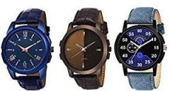 Y&S Analog Watch for Mens Womens Unisex Watches Combo Blue YS 20 53 03