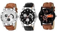 Y&S Analog Watch for Mens Womens Unisex Watches Combo Brown YS 20 53 66