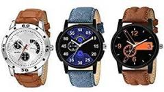 Y&S Analog Watch for Mens Womens Unisex Watches Combo Brown YS 20 53 71