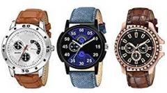 Y&S Analog Watch for Mens Womens Unisex Watches Combo Brown YS 20 53 72