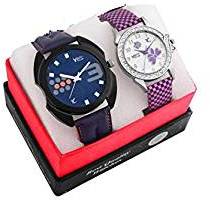 YOUTH CLUB Analogue Multicolour Dial Unisex Watch 83PP Pack of 2