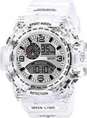 Zabby Allen Digital Watch Men Women Unisex Waterproof LED Electronic Wristwatch Silicone Army Fashion Sport Male TP_501_Grey