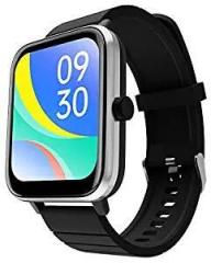 ZEBRONICS Zebronics DRIP Smart Watch with Bluetooth Calling, 4.3cm 1.69 inch, 10 built in & 100+ Watch Faces, 100+ Sport Modes, 4 built in Games, Voice Assistant, 8 Menu UI, Fitness Health & Sleep Tracker Black