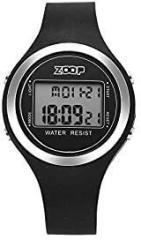 Zoop Digital Black Dial Unisex's Watch 26024PP01W
