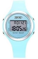 Zoop Unisex 40 x 38 x 9 mm Digitals Black Dial Silicone Digital Watch 26024PP03W