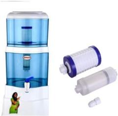 Always Gravity Based UF Water Purifier | Non Electric 15 Litres with extra UF & Candle 15 Litres Gravity Based + UF Water Purifier