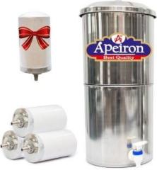 Apeiron Water Purifier With Ceramic Candle 24 Litres Gravity Based Water Purifier