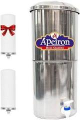 Apeiron Water Purifier With New Ceramic Candle 16 Litres Gravity Based Water Purifier