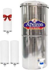 Apeiron Water Purifier With New Ceramic Candle 21 Litres Gravity Based Water Purifier