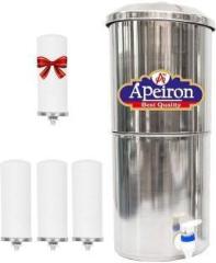 Apeiron Water Purifier With New Ceramic Candle 24 Litres Gravity Based Water Purifier
