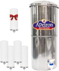 Apeiron Water Purifier With New Ceramic Candle 30 Litres Gravity Based Water Purifier