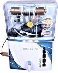 Aqua Fresh ALFA PRISM COPPER+ALKALINE+RO+UV+TDS 12 Litres WHITE AUTOMATIC ELECTRICAL BOREWELL 1500 TDS BEST HOME WATER PURIFIER 12 Litres RO + UV Water Purifier