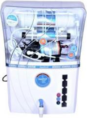 Aqua Fresh ALFA W MINERAL 12 Litres RO+UV+UF+TDS+Mineral FULLY AUTOMATIC ELECTRICAL BOREWELL 1500 TDS 12 Litres RO + UV + UF + TDS Water Purifier