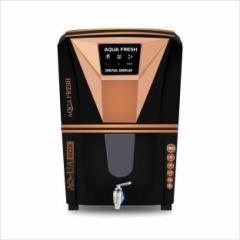 Aqua Fresh PRISM Black LED+COPPER+RO+UV+TDS AUTOMATIC ELECTRICAL BOREWELL WATER PURIFIER 12 Litres RO + UV + Copper Water Purifier