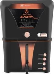 Aqua Frisch Storm Black Copper with Orp+Alkaline+Ro+Uf+Tds Adjuster+Antioxidant 12 Litres RO Water Purifier with Prefilter