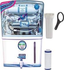 Aqua Grand+ 12 Litres RO +UV+UF 12 Litres RO + UV + UF + TDS Water Purifier White pree filter hawging 1, candal 2pc. 2021. 15 Litres RO + UV + UF + TDS Water Purifier