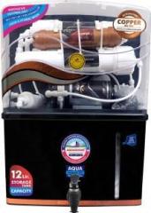 Aqua Grand Plus RO+UV+UF+TDS Adjuster Copper Water Filter 12 Litres RO + UV + UF + Copper + TDS Control Water Purifier