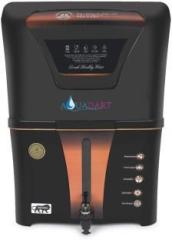 Aquadart Alkaline Black Water Purifier with TDS Controler Fully Automatic 12 Litres RO + UV + UF + TDS + Alkaline Water Purifier