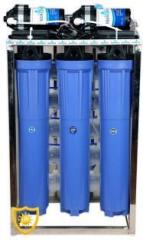 Aquadpure 50 LPH commercial RO + UV water purifier Plant 50 Litres Per Hour Blue Stainless steel Full Automatic with TDS Adjuster 50 Litres RO + UV + UF + TDS Water Purifier