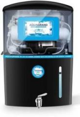 Aquagrand AQUA BLACK BLUE NOVO AT 12 Litres RO + UV + UF + TDS Water Purifier