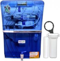 Aquaultra 14 Litres BlueSea RO+11W UV OSRAM, Made In Italy +B12+TDS Contoller Water Purifier 14 Litres RO + UV + UF + TDS Water Purifier