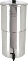 Ferrum Ultra Pure Water Filter Stainless Steel with American Engineered Ultrafilters 20 Litres Gravity Based + UF Water Purifier