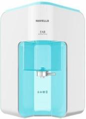 Havells FAB Alkaline 7 Litres RO + UV + Alkaline Water Purifier 8 Stages, Patented Corner/wall mounting and Alkaline water technology