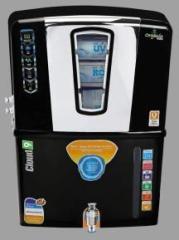 Jx Pert Cloud9 black chrome water purifier cabinet/ro body/only with clamp/bulk head/tap 12 Litres RO Water Purifier
