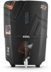 Keel Black Strom Ciaz 12 Litres RO + UV + CU Guard + Alkaline Enhancer + Mineral Water Purifier