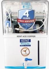 Kent Ace Copper 8 Litres RO + UV + UF + TDS Control + UV in Tank + Copper Water Purifier 4 year Free Service