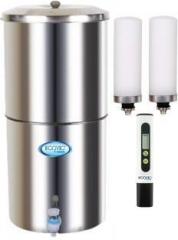 Konvio Stainless steel Gravity 18 Litres with Total Dissolved solid Meter 18 Litres Gravity Based Water Purifier