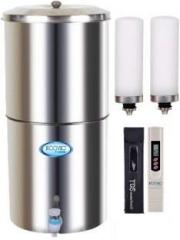 Konvio Steel Gravity 18 Litres With TDS Meter 18 Litres Gravity Based Water Purifier