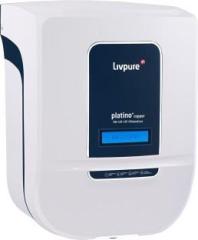 Livpure LIV PLATINO PLUS COPPER2000 8.5 Litres RO + UV + UF + Minerals + Copper Water Purifier