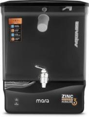 Marq By Flipkart AQUA BIZ BLACK TPT 12 Litres RO + UV + UF + TDS + ALK + Copper Water Purifier