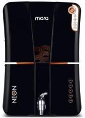Marq By Flipkart Aqua Neon Black 12 Litres RO + UV + UF + TDS + ALK + Copper Water Purifier with Prefilter